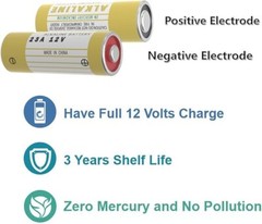 5 Pack Alkaline L1028F 23A 12 Volt Batteries for Celling Fan and Remote