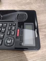 Panasonic Cordless Phone System Answering Machine 4 Handset Bluetooth – READ⏬