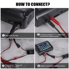 LiPo Battery Charger RC Balance Fast Charger Discharger 150W 10Amp AC/DC Charger
