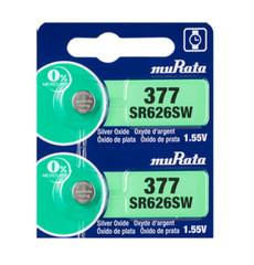 2 FRESH NEW MURATA / SONY 377 SR 626SW Silver Oxide SR626 V377 Watch Battery