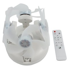 Adjustable LED Ceiling Fan Light with Remote Control for Living Room or Bedroom
