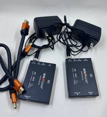 BZBGEAR BG-EXH-50C HDMI Extender TX RX 4K over Cat5e/6 w Power Adapters