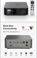 WiiM Amp Ultra 2-Ch 100W Digital Amplifier HDMI ARC USB Wi‑Fi 6 BT 5.3