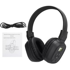 Stereo Foldable Receiver Over-Ear Headphone uses 2 AAA batteries (Not included)