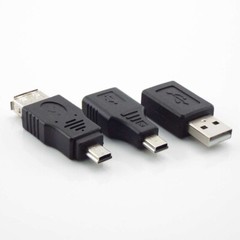 Mini usb to USB 2.0 Male Female Jack Converter Connector Adapter Extension Plug