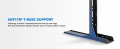 Universal TV Stand for 20-70 inch Flat Curved TVs, Height