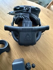 HTC Vive Virtual Reality Headset 1st Gen, Deluxe Strap, Vive Wireless Adapter