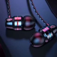 Headphones 3.5mm Wired HiFi Stereo Earbuds With Mic Super Bass