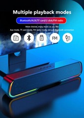Surround Sound Bar 4 Speaker System Wireless Bluetooth Subwoofer TV Home Theater