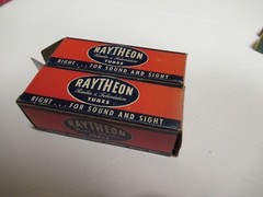 Two Raytheon 2G21 Vacuum Tubes in original boxes New Old Stock