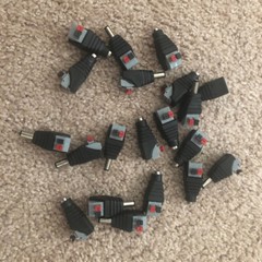 DC Power Plug Male Female Connector 5.5×2.1mm Jack Adapter For CCTV Camera Strip