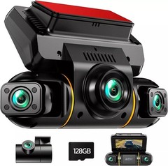 4 Channel Dash Cam 360° View 1080P Car Camera 5G WiFi With Hardwire Kit &128GB