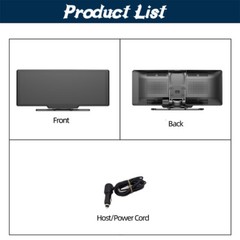 10″ Portable Bluetooth Car Stereo Wireless CarPlay Android Auto Touch Screen AUX