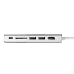 Type C to USB 3.0 HUB Card Reader 4K HDMI TV Gigabit Ethernet Lan Cable Adapter