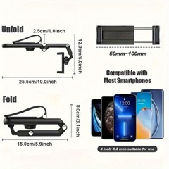 Car Phone Mount – Stylish Multi-Function Navigation Holder, Durable ABS Material