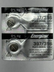 2 PACK 397 / 396 ENERGIZER SR726W SR726SW 1.55V SILVER OXIDE BATTERY FREE SHIP