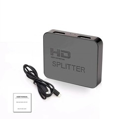 HDMI Splitter 1 In 2 Out 4K HDMI Splitter 1 To 2 Amplifier For Full HD 1080P 3D