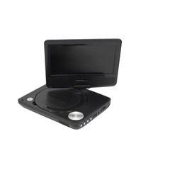 Proscan Elite Portable 7″ Swivel Screen DVD Player SD Card Slot 2.5 Battery BLK