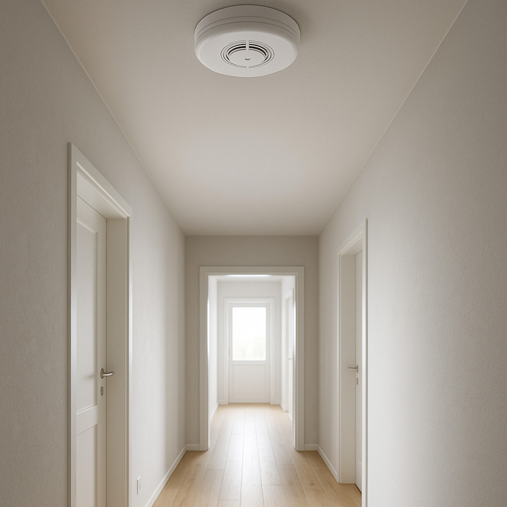 Heiman Smart Photoelectric Smoke Alarm Matter Wireless