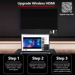 Wireless HDMI Display Dongle 1080P Adapter for Phone Laptop to TV Projector