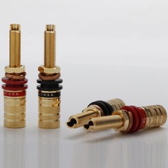 CMC HiFi Audio Gold Plated Binding Post Brass Banana Jack Socket Female Terminal