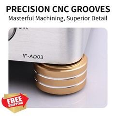 YYTCG Turntable and Speaker Isolation Feet,Copper-Aluminum Alloy Anti-Vibrati…