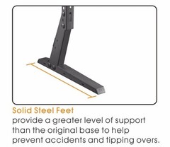 UNIVERSAL TV STAND BASE TABLETOP VESA PEDESTAL MOUNT FOR LCD LED TV 17-37″