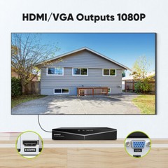 SANNCE 16CH 1080P HDMI 5IN1 DVR Security Camera System Outdoor EXIR Night Vision