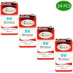 24 PCS 9V 6F22 9V Heavy Duty Batteries Zinc Carbon Battery – Free USA shipping