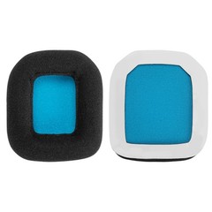 Geekria Velour Ear Pads for ASTRO Gaming A20 Headphones (Black Blue)