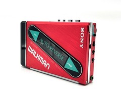 [Near Mint] SONY WALKMAN stereo cassette player WM-102 Red From JAPAN 2915364