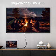 4K Display Port DP to HDMI Cable Adapter Converter 2160P 60Hz HDR UHD Dolby 6Ft