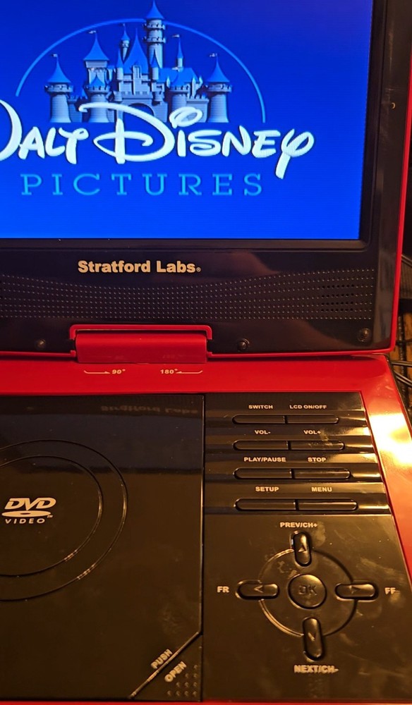 Stratford Labs SL-901 DVD Player.. Used Less Than 2 Hours. Swivel Screen. Video