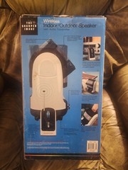 Sharper Image Wireless NIB Indoor/Outdoor Speaker LP 115BMS. Tested. AWESOME!!