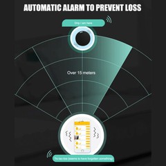 1-6x GPS Tracker for Vehicles No Subscription, Car Tracker Tag for Android & iOS