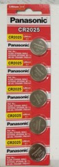 100 Batteries-Panasonic CR2025 DL2025 ECR2025 3V Lithium Coin Battery Exp-2031