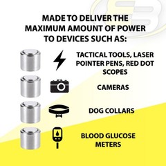 5x Exell CR1/3N 3V Lithium Battery 2L76 K58L DL1/3N CR1/3N CR11108 KL1/3N