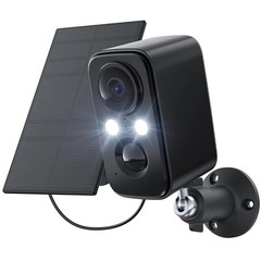 Wireless Security Camera For Home Outdoor Security, Solar/Battery Powered 2K HD