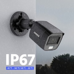 ANNKE 1080P 4IN1 TVI Security Camera CCTV Audio Recording Outdoor Color Night