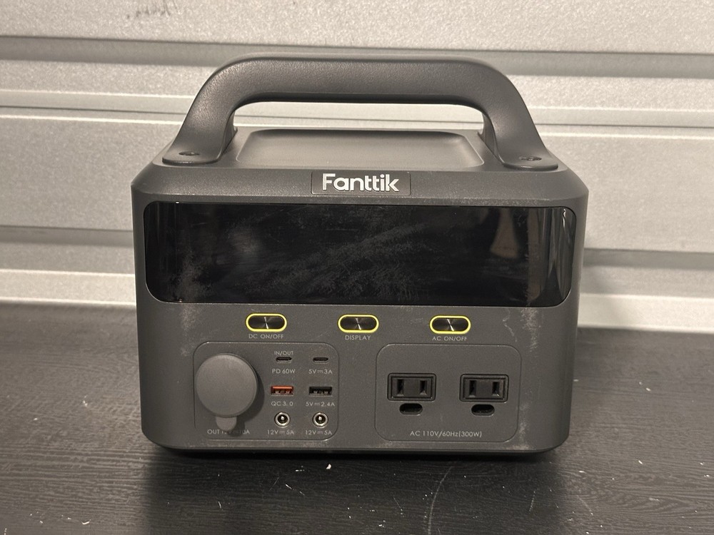 Fanttik EVO 300 Portable Power Station 299Wh capacity, 300W Peak No Power Supply