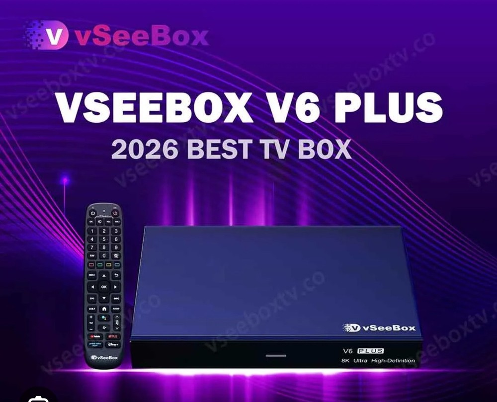 vSeeBox V6 PLUS New 10 Yr Warranty Free Shipping-