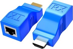 HDMI Extender Repeater Transmitter Receiver Pair Cat6 Cable 1080p Up To 30m