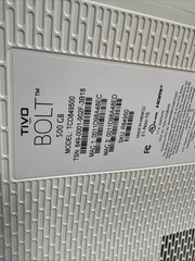 TiVo Bolt DVR 500 GB 4K UHD Media Streaming TCD849500 UNTESTED No Remote