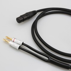 XLR Female Male 3pin to 4mm Banana Male Audio Video Cable DAC Speaker Amplifier