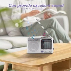 Portable Radio Retro Pocket Size Portable Am Fm Radio Easy to Carry
