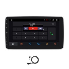 8+128GB Double 2 DIN 10.1″ Rotatable Car Stereo Radio DSP Android 12 GPS CarPlay