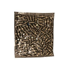 New 100 PPC F81 Barrel RG6 Female Slice Coax Cable Connector 3GHz (CF81GHZM)