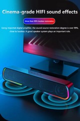 Surround Sound Bar 4 Speaker System Wireless Bluetooth Subwoofer TV Home Theater