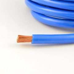 4 Gauge 25 Feet High Performance Amplifier Power/Ground Cable (Blue)