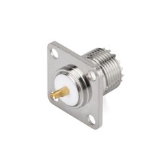 2 X UHF Female SO239 Panel Chassis Mount Connector (US Stock)